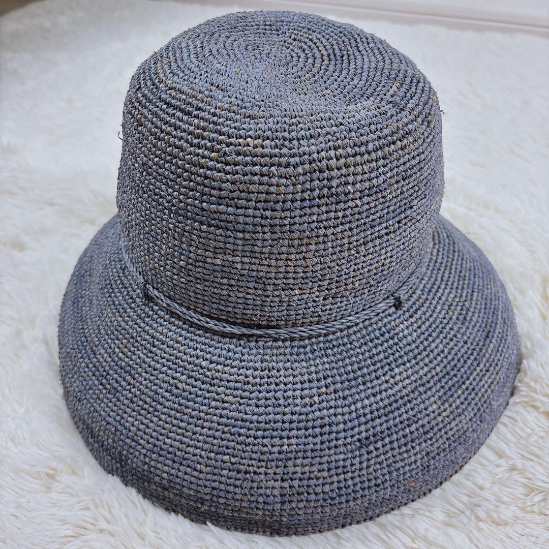 ☆美品☆ヘレンカミンスキー プロバンス 10 ハット 麦わら帽子 ブルー