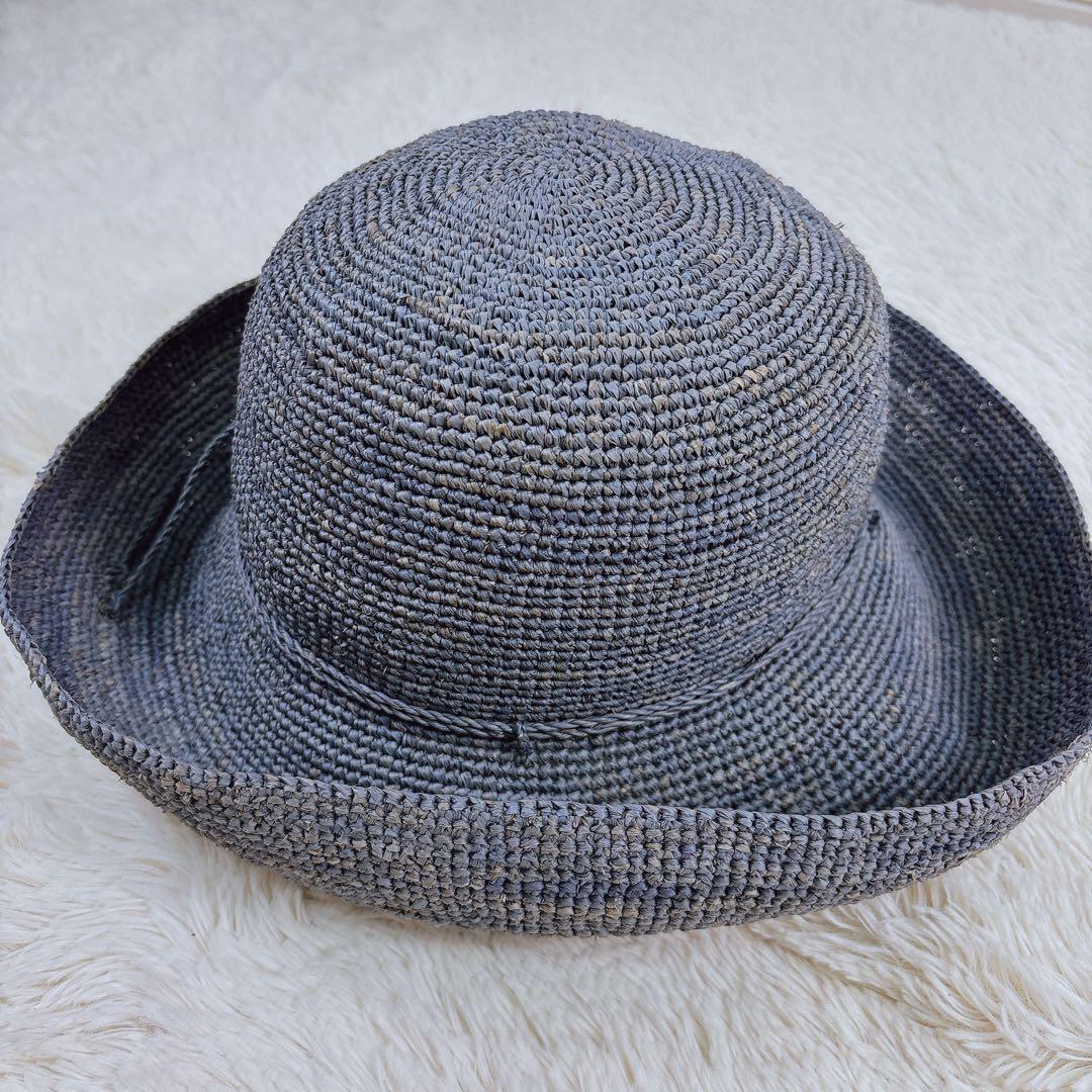 ☆美品☆ヘレンカミンスキー プロバンス 10 ハット 麦わら帽子 ブルー