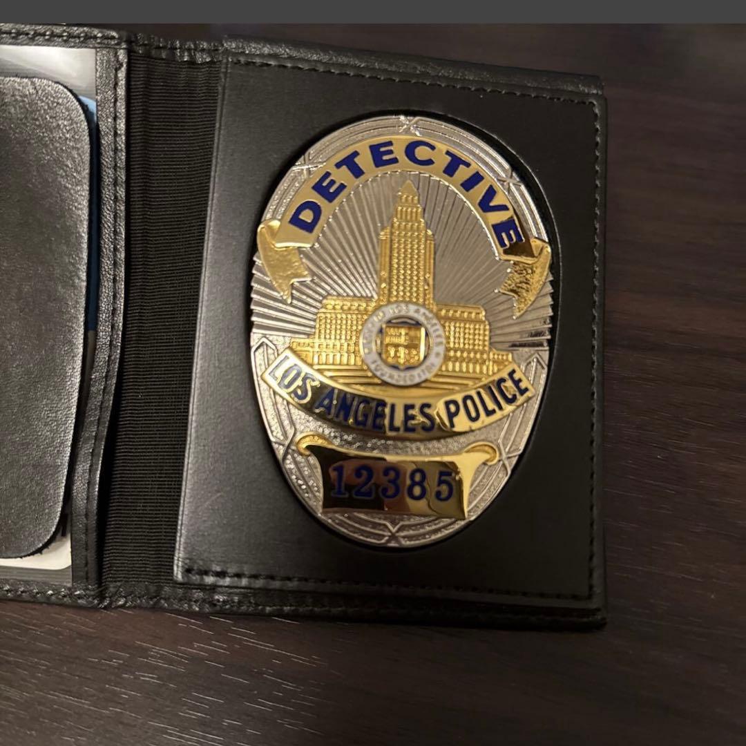 LAPD DETECTIVE BADGE KM企画 警察 刑事 バッジ NYPD