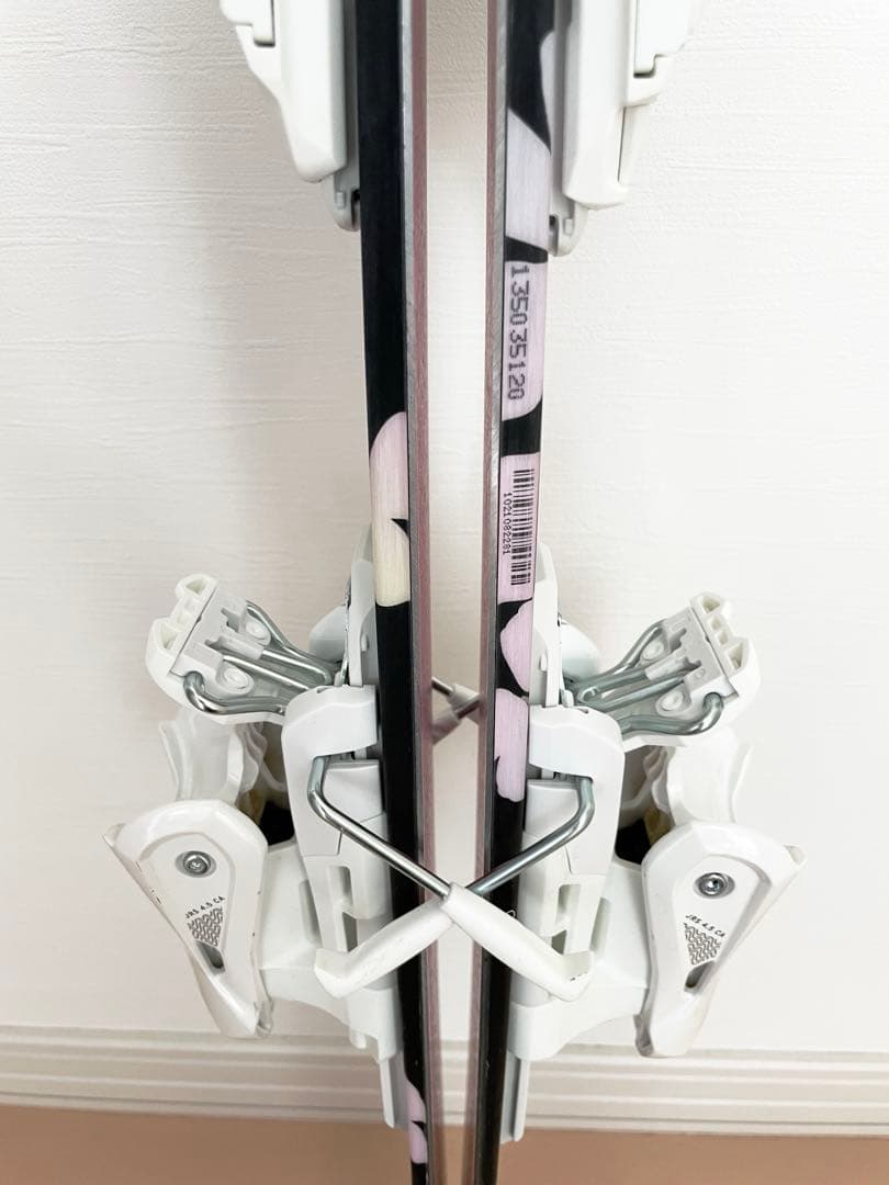 美品 STREULE シュトロイレ スキー板 ジュニア 花柄 フラワー 110