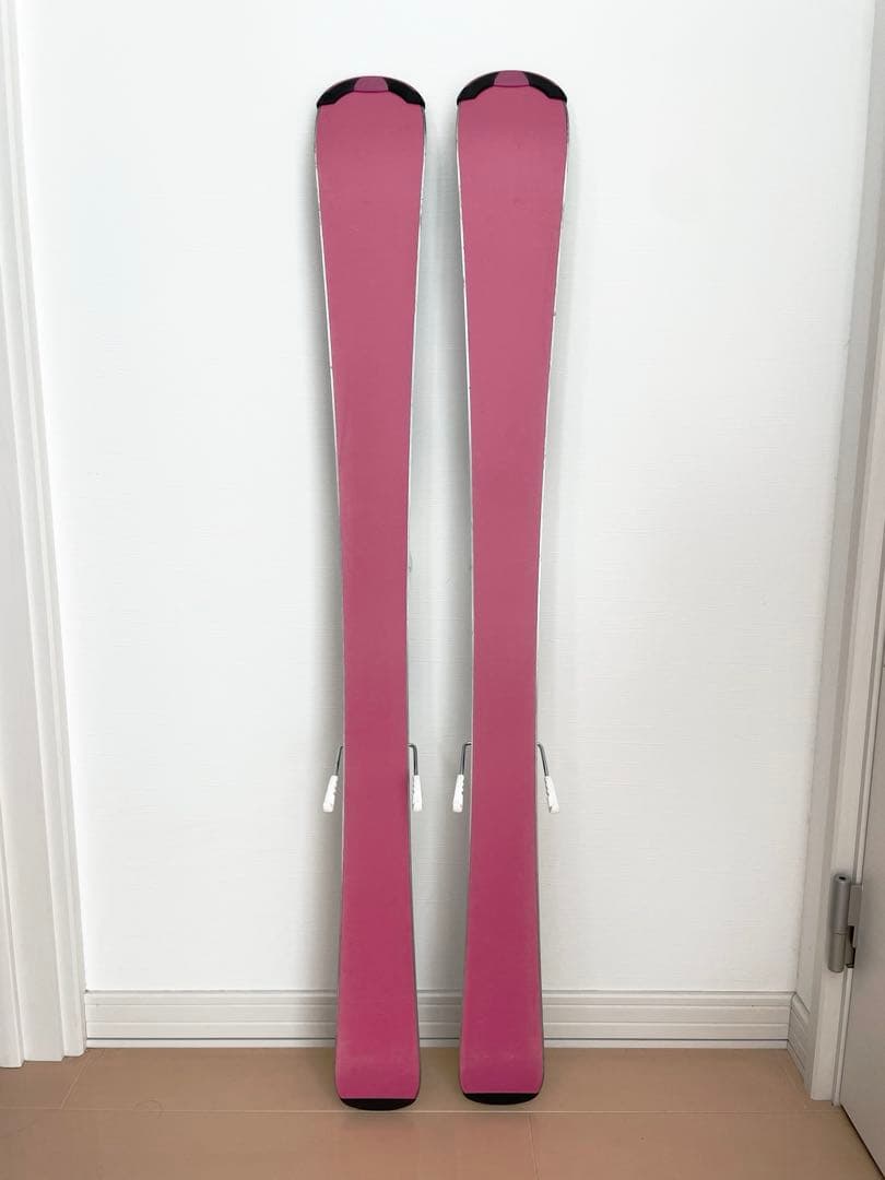 美品 STREULE シュトロイレ スキー板 ジュニア 花柄 フラワー 110