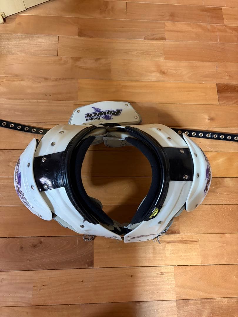 Riddell Power X ホワイトショルダーパッド