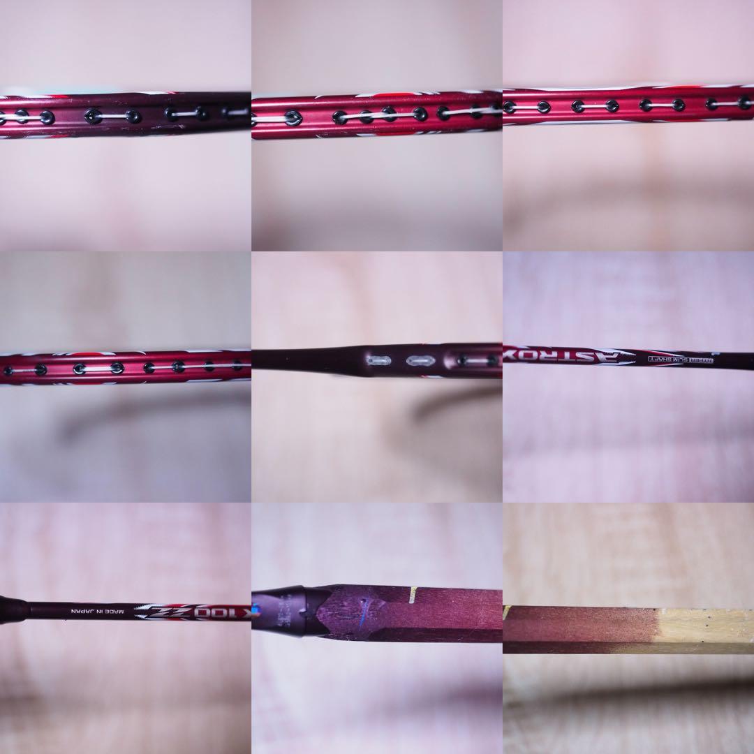 ヨネックス　クレナイ　YONEX アストロクス100ZZ 4UG5 AX 紅