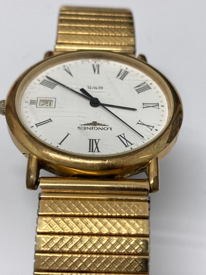 LONGINES QWR 腕時計 ゴールド　不動