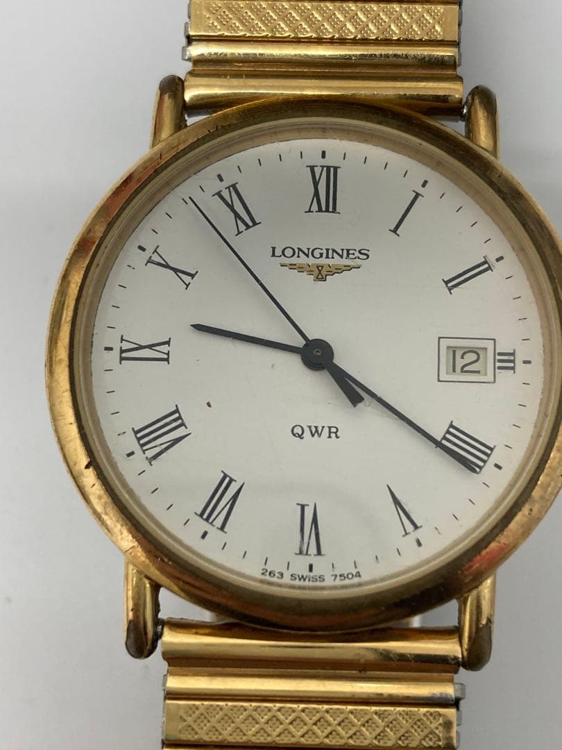 LONGINES QWR 腕時計 ゴールド　不動