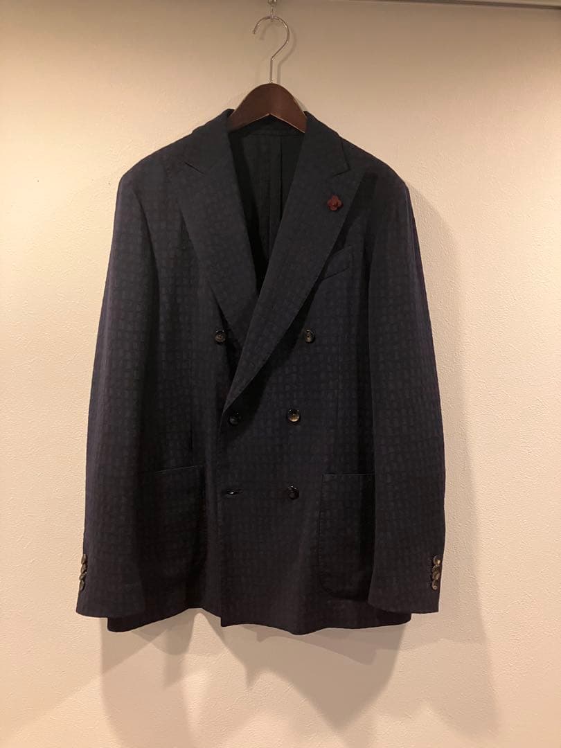 LARDINI （ラルディーニ） ダブルブレストテーラードジャケット　48