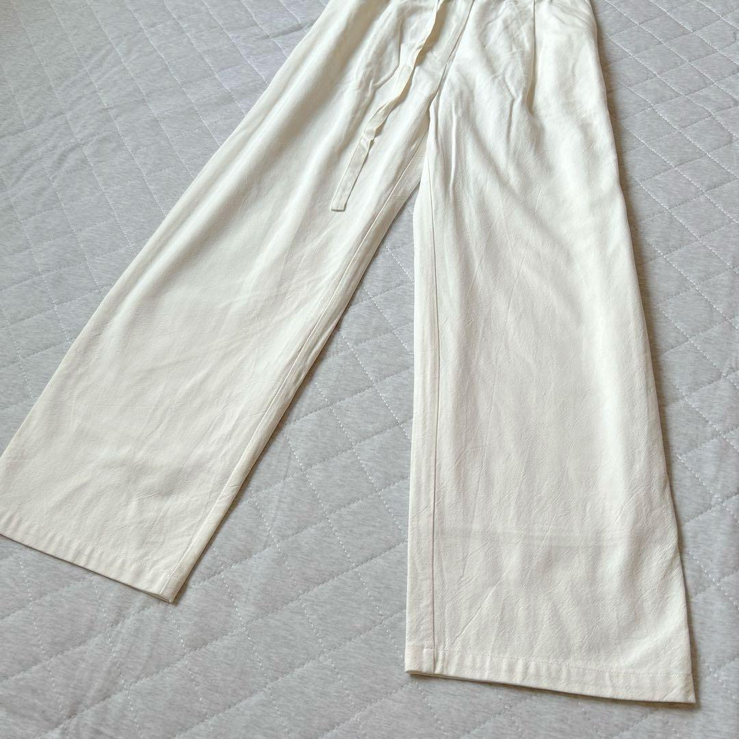 未使用タグ付き　CLANE クラネ　ベルテッドルーズストレートパンツ 1