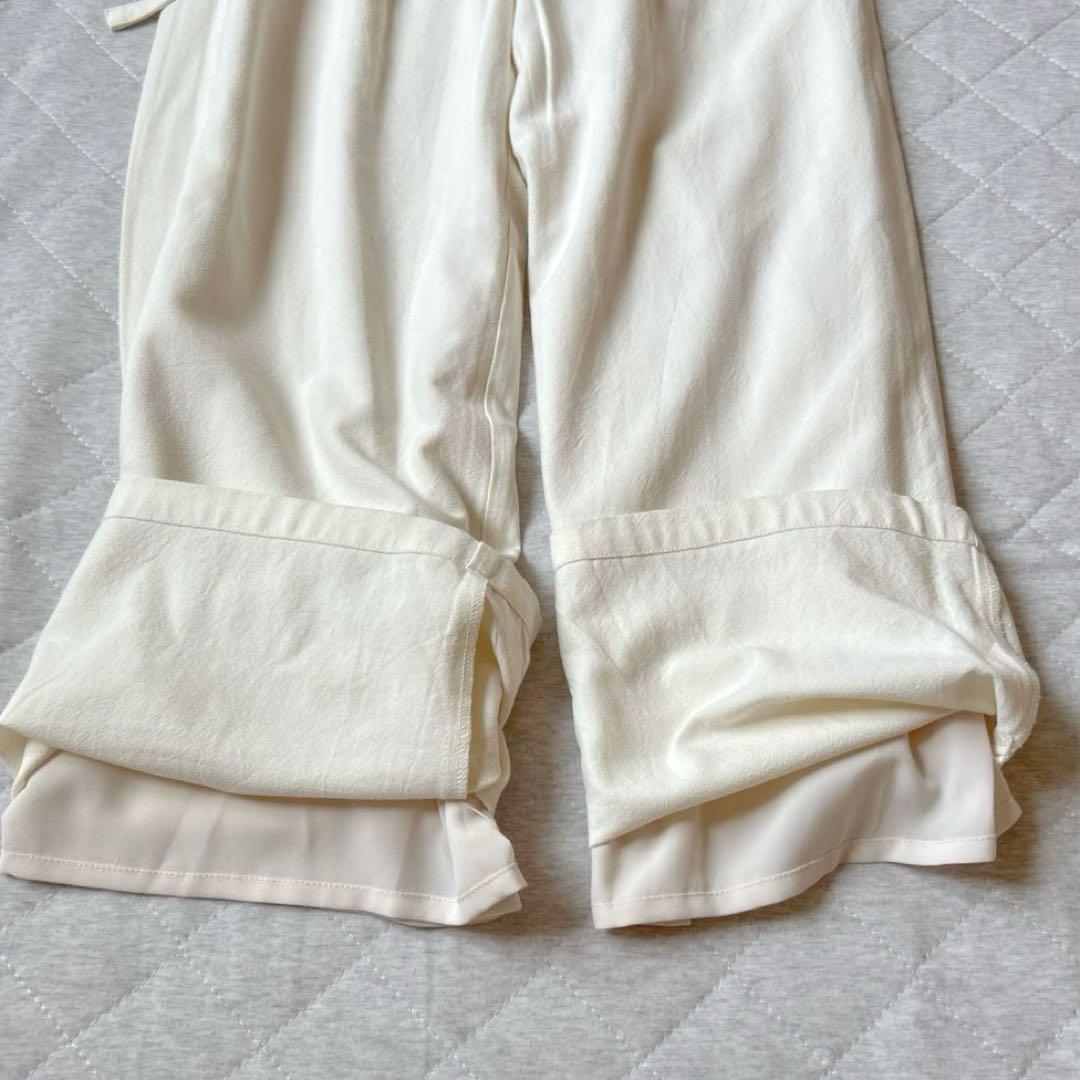 未使用タグ付き　CLANE クラネ　ベルテッドルーズストレートパンツ 1