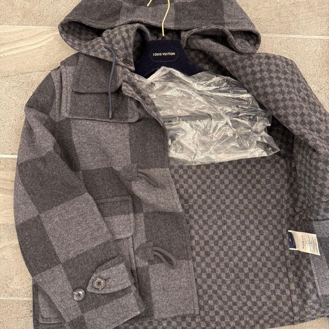 ほぼ未使用 ルイヴィトン LouisVuitton ダッフルコート ダミエ
