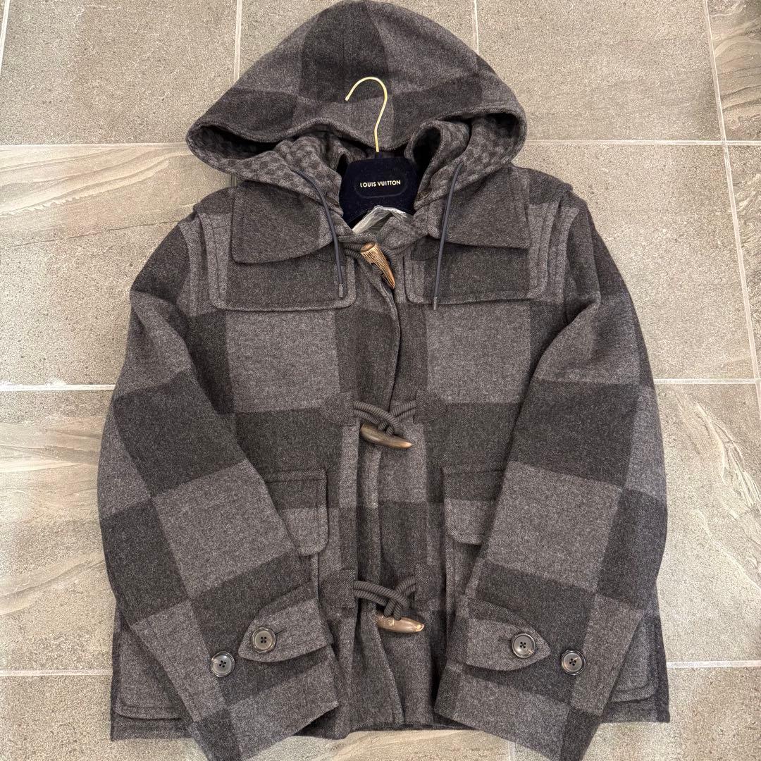 ほぼ未使用 ルイヴィトン LouisVuitton ダッフルコート ダミエ