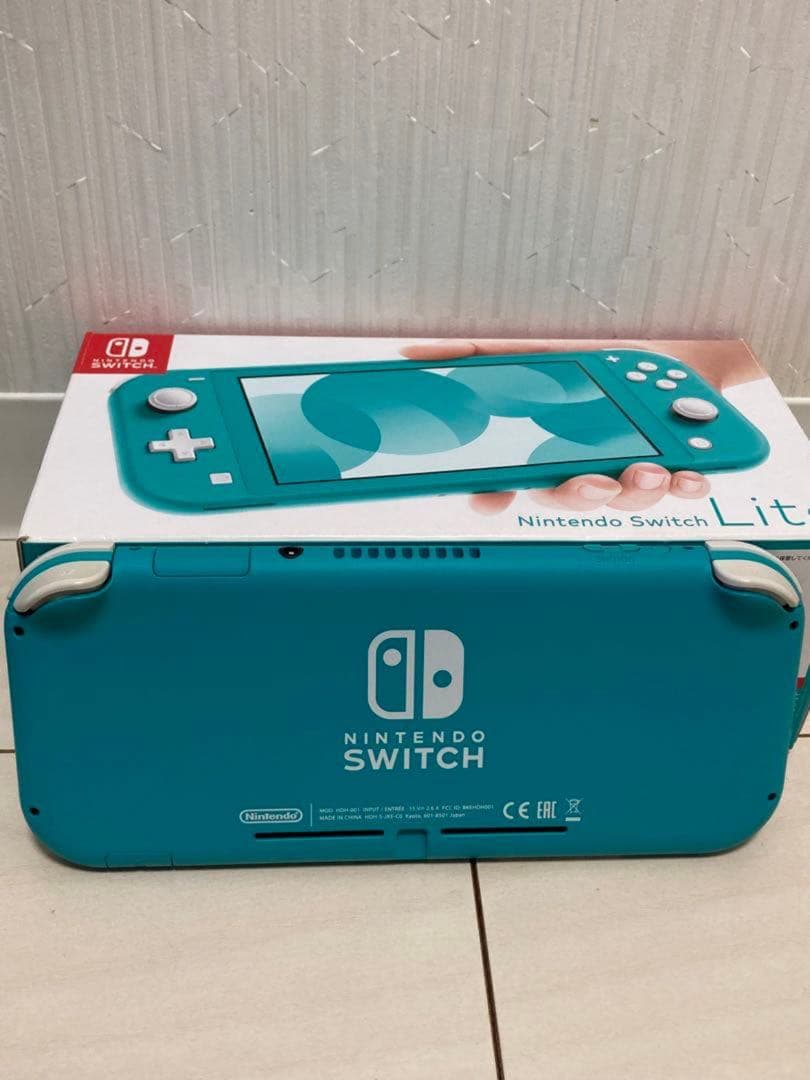 【箱、充電器、ケース付き】Nintendo Switch Light 本体