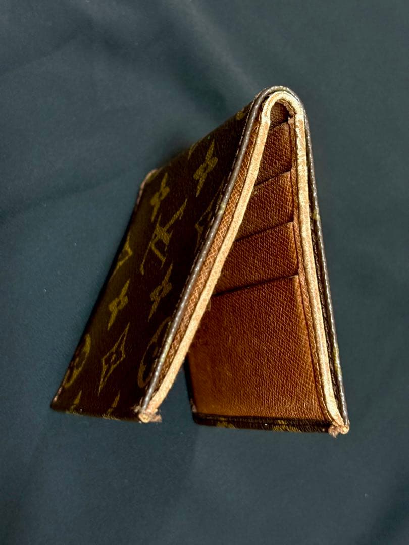 【鑑定済】Louis Vuitton モノグラム 二つ折り財布