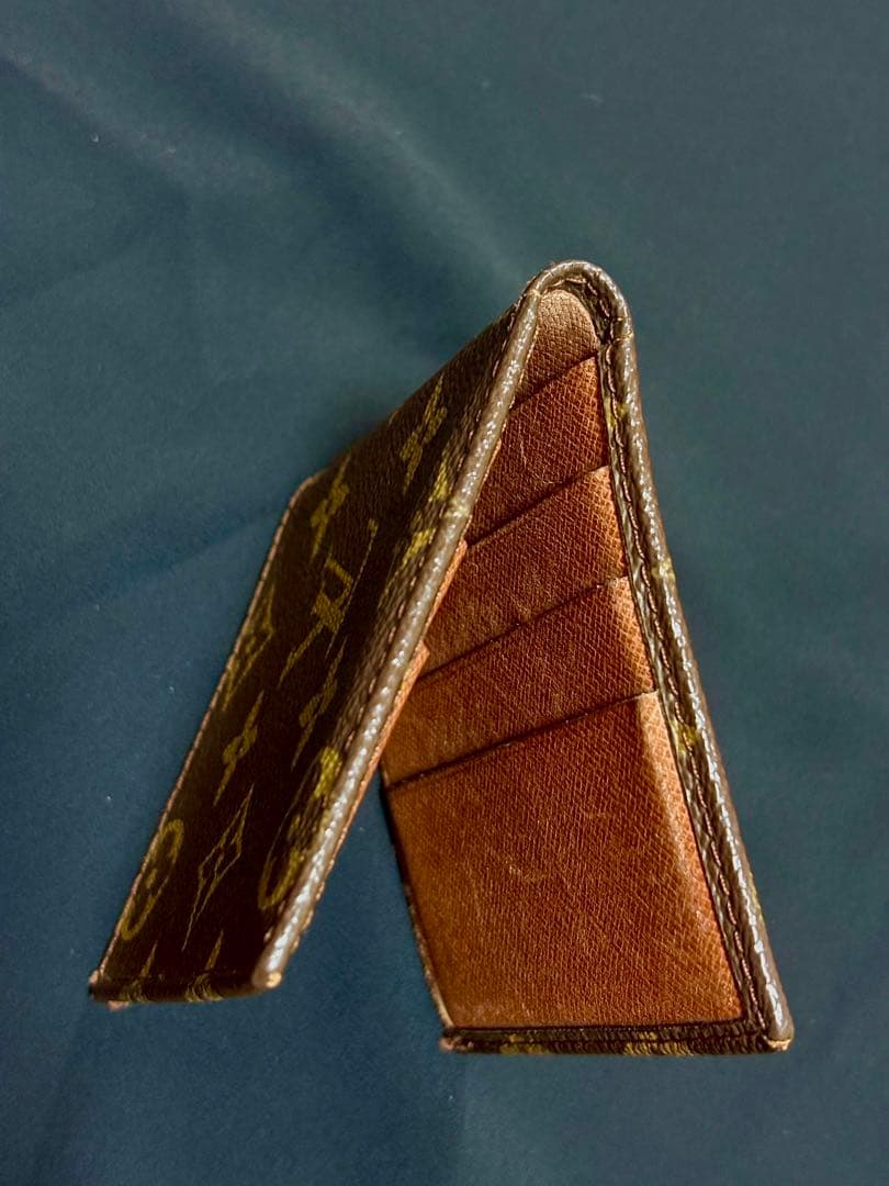 【鑑定済】Louis Vuitton モノグラム 二つ折り財布