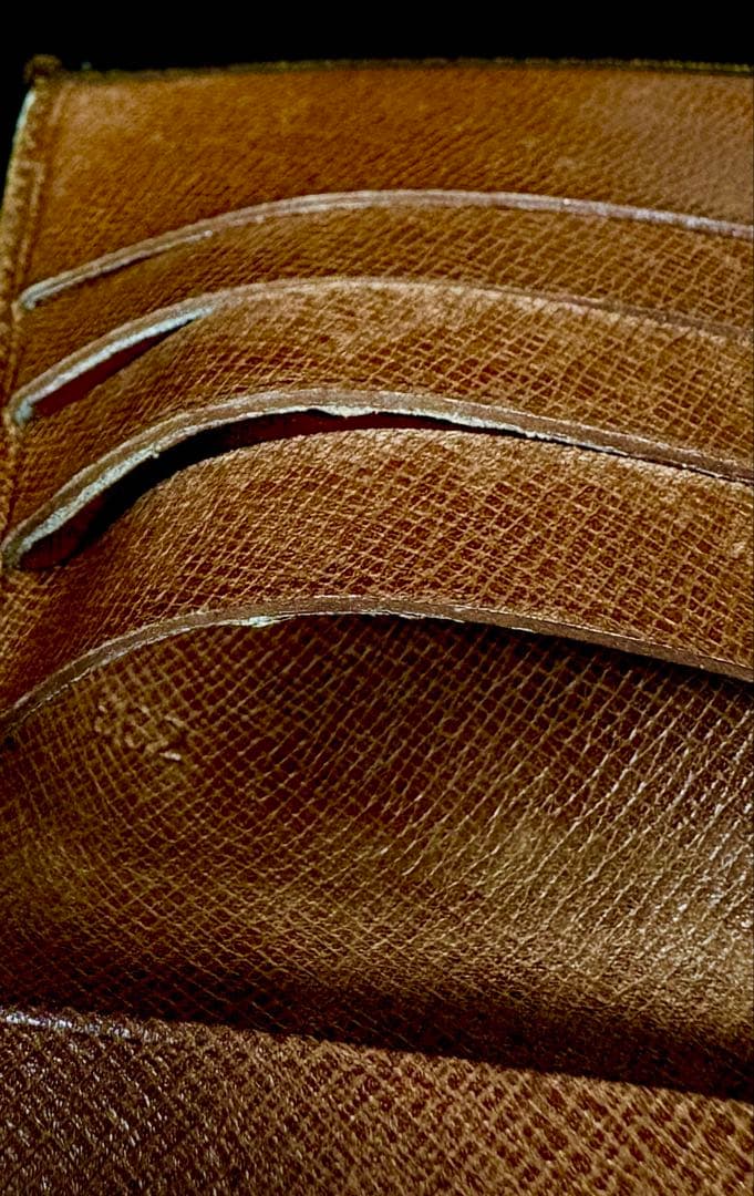 【鑑定済】Louis Vuitton モノグラム 二つ折り財布