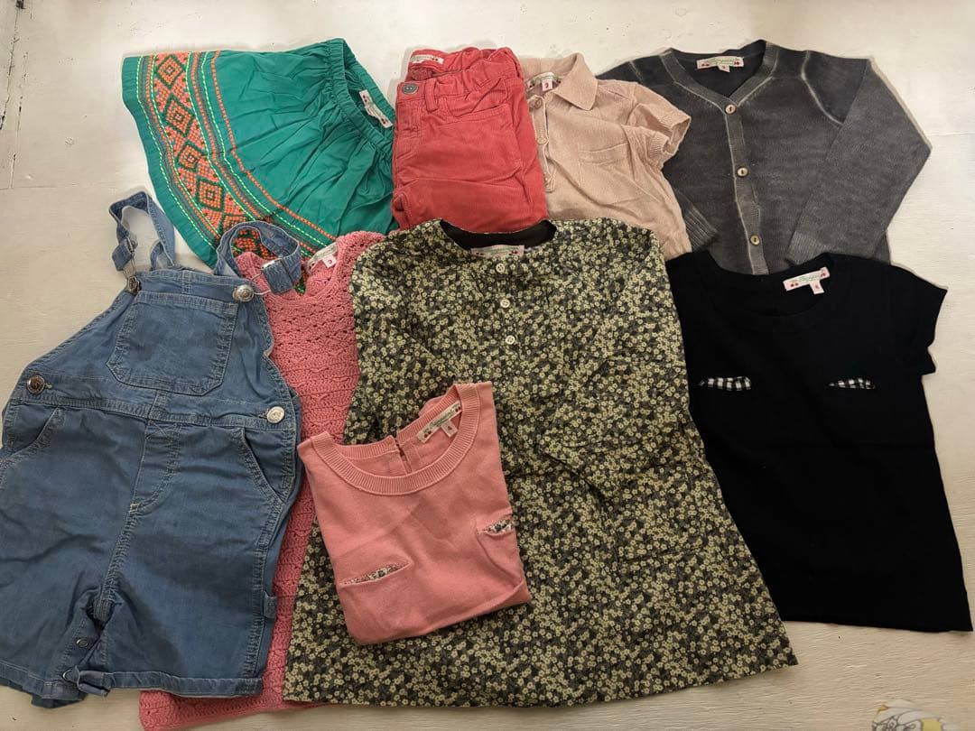 【４９枚まとめ売り】　Bonpoint 女の子用　子供服 80〜100サイズ