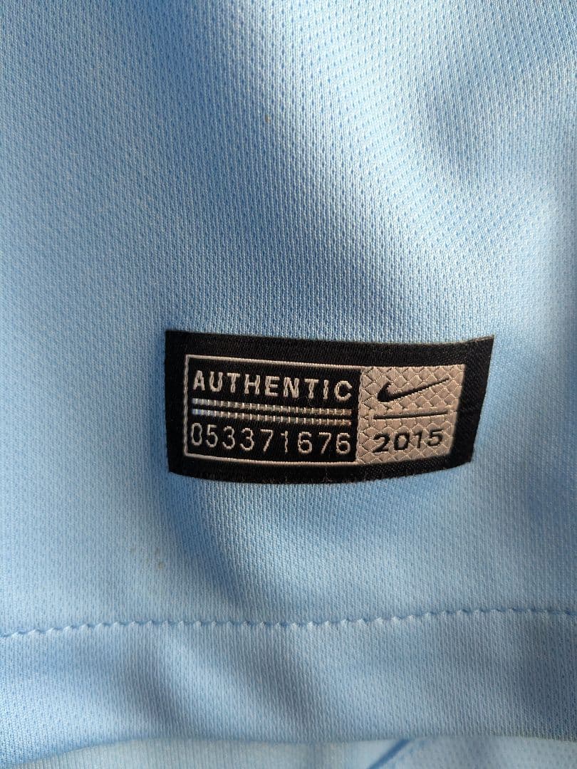 2015-16シーズン　マンチェスターシティ　デブライネ　ユニフォーム