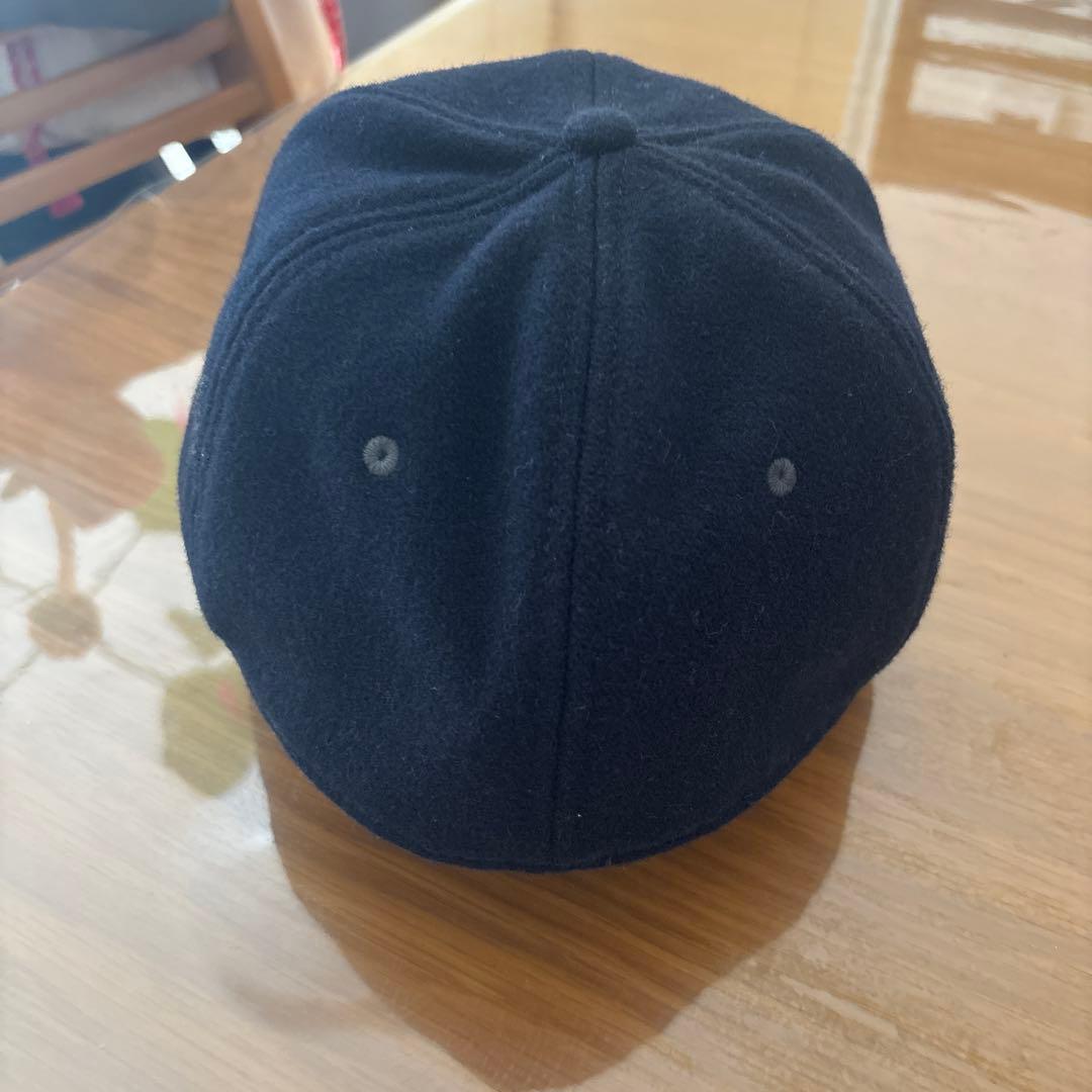 ネイビーキャップ ダブルアールエル刺繍ロゴ