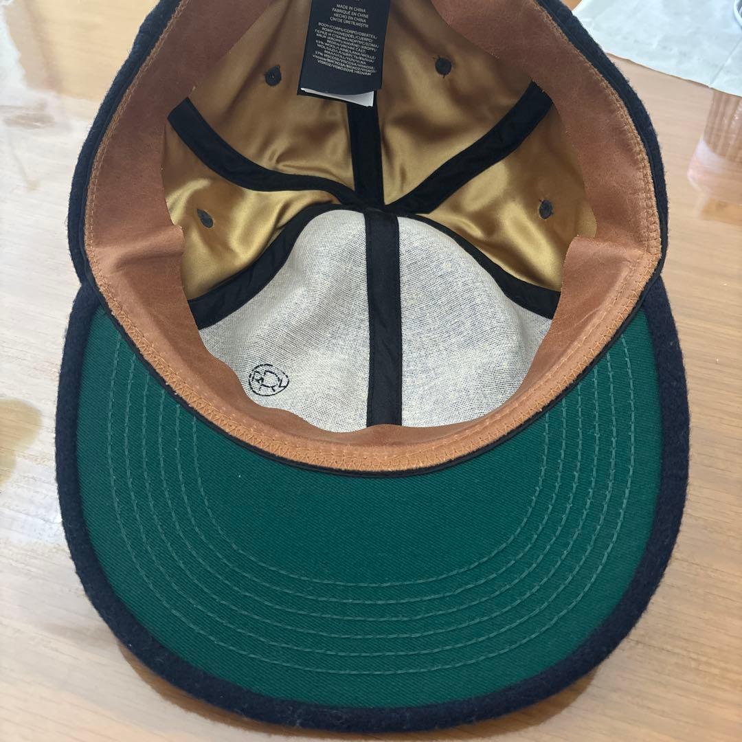 ネイビーキャップ ダブルアールエル刺繍ロゴ