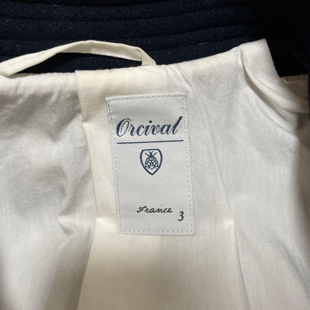 ORCIVAL オーシバル シングルピーコート ネイビー サイズ3
