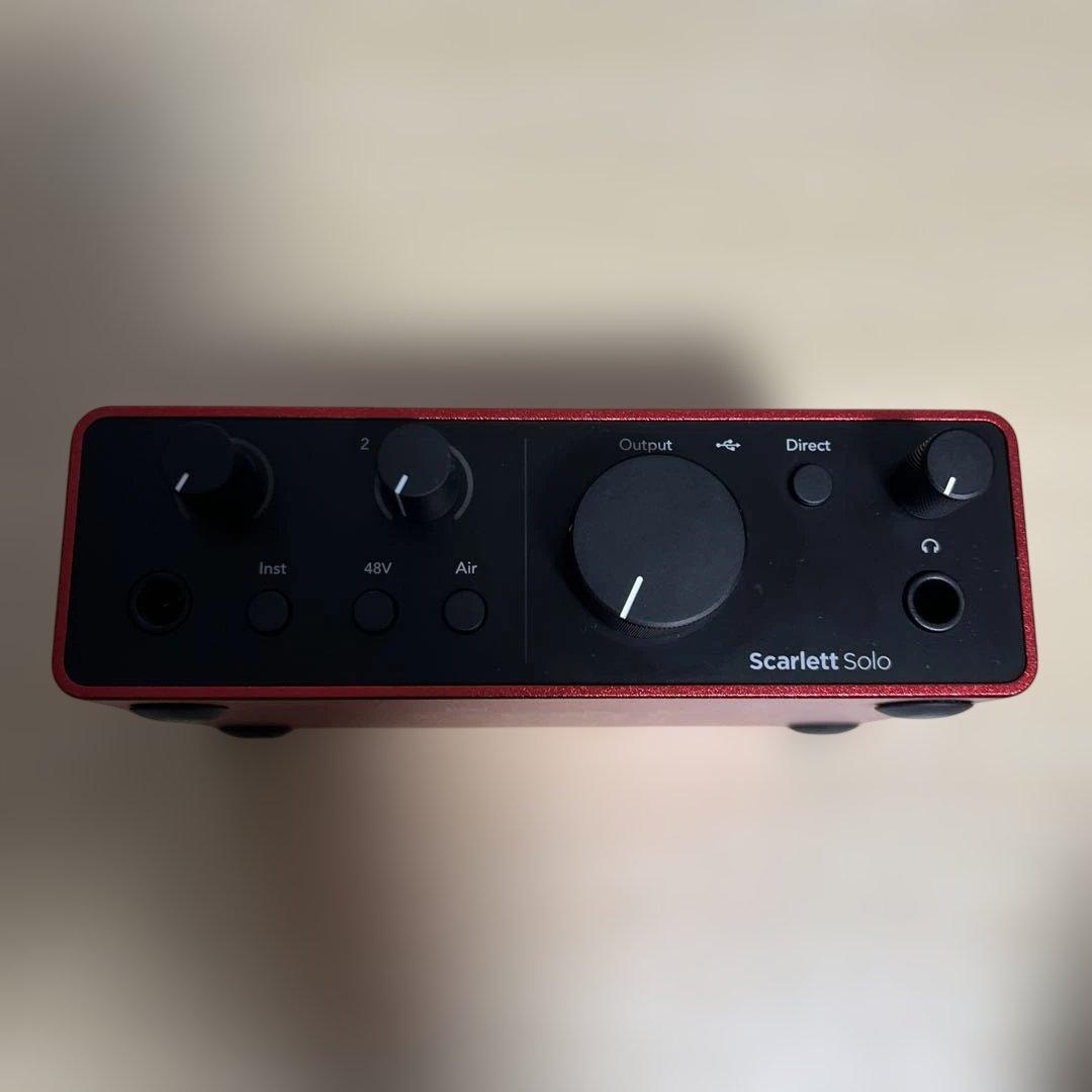 DTM・DAW Focusrite Scarlett Solo Gen4