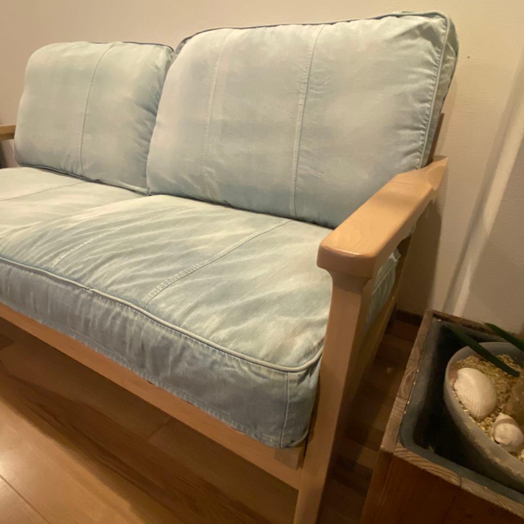 【良品】WTW TISMO SOFA2 DENIM ティズモ ソファ2 シーター
