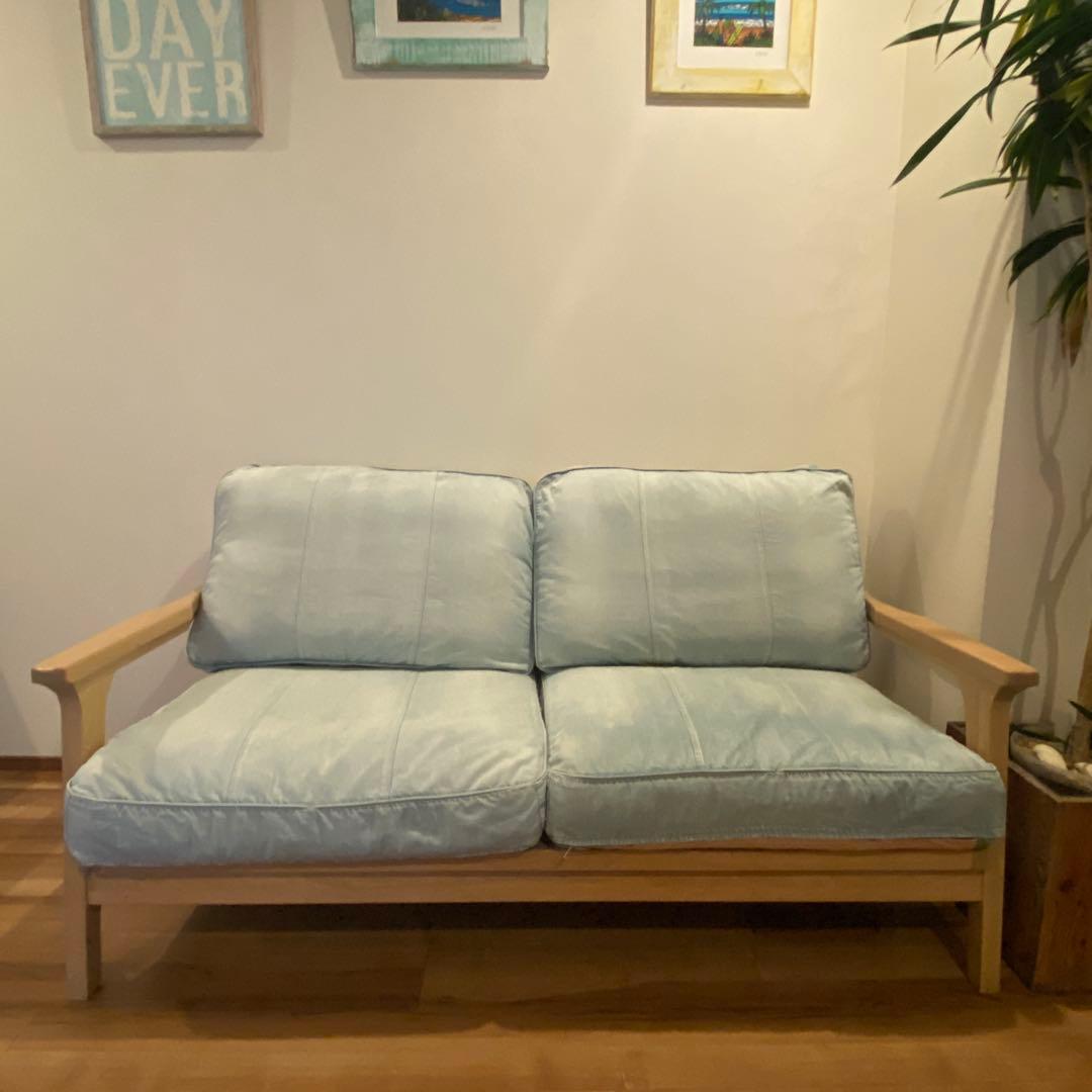 【良品】WTW TISMO SOFA2 DENIM ティズモ ソファ2 シーター