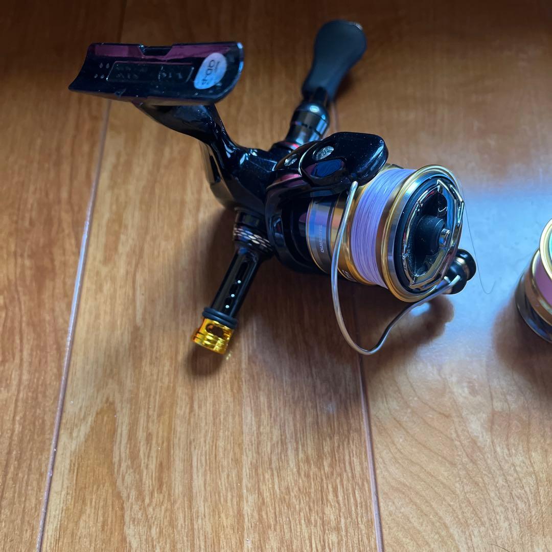 シマノ　ナスキー500改造品　替えスプール付き