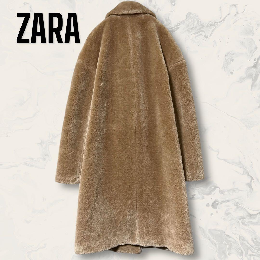 【未使用】 ZARA フェイクファー テディ ベアー コート