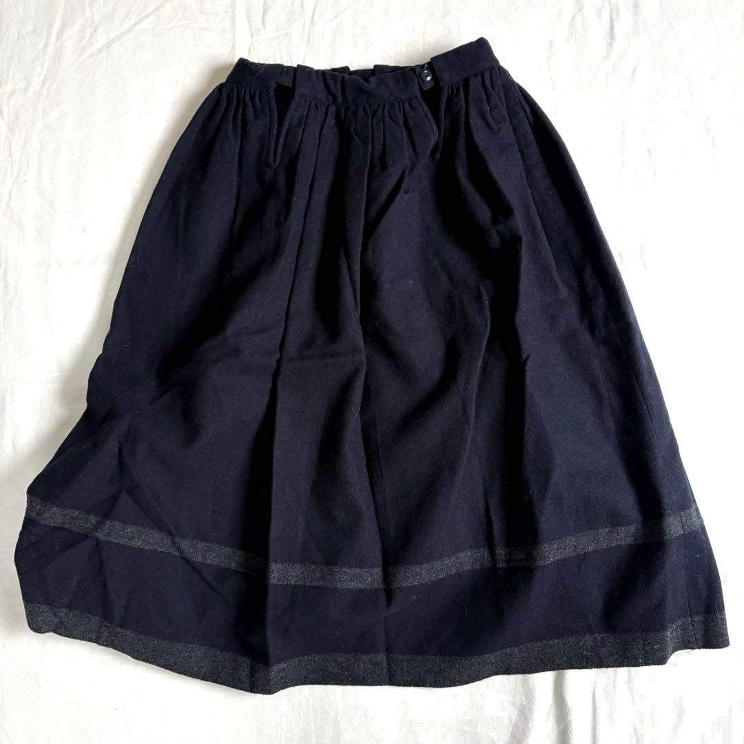 COMME des GARCONS コムデギャルソン　ウール　スカート　80's