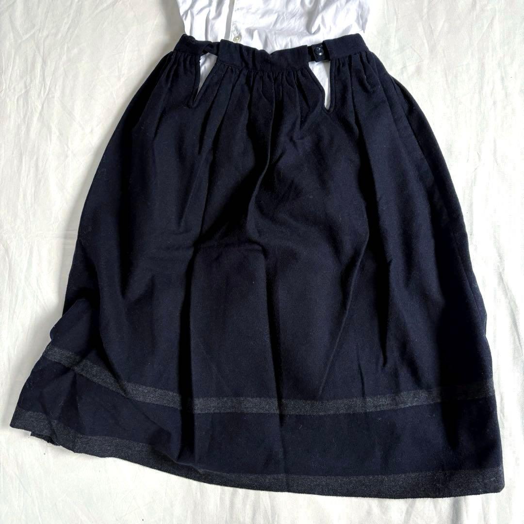 COMME des GARCONS コムデギャルソン　ウール　スカート　80's