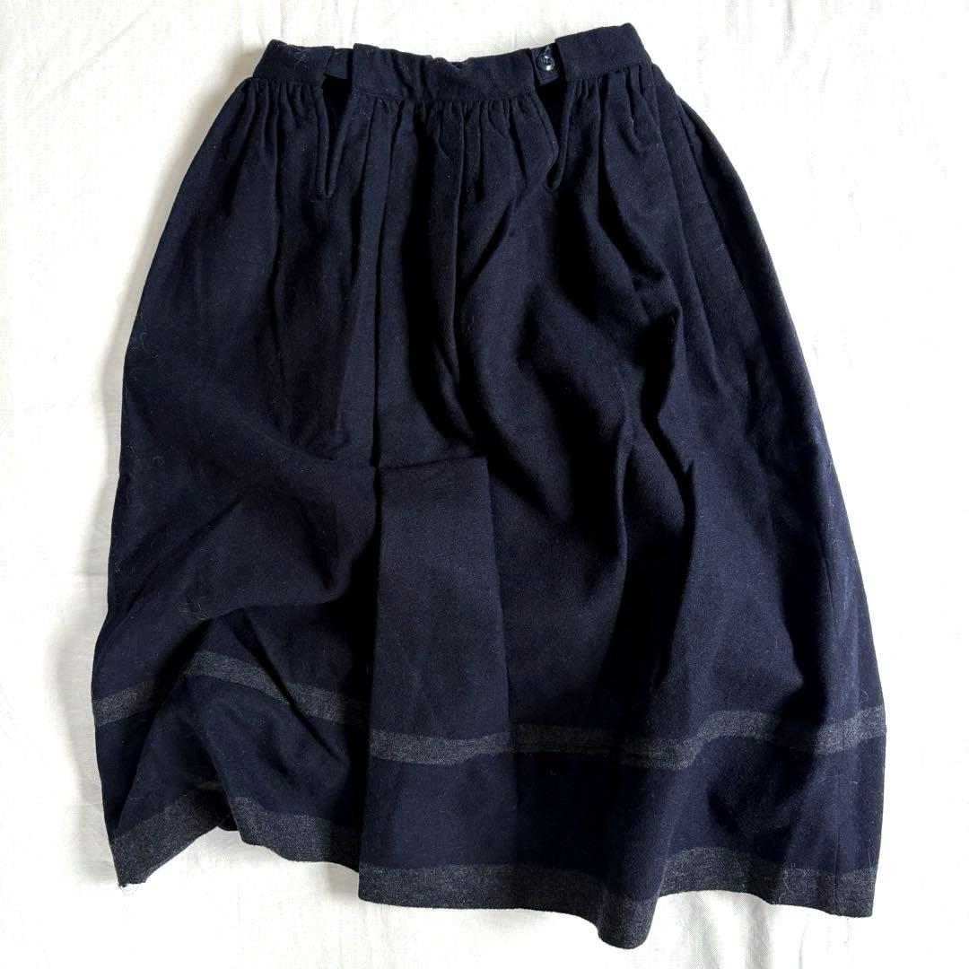 COMME des GARCONS コムデギャルソン　ウール　スカート　80's