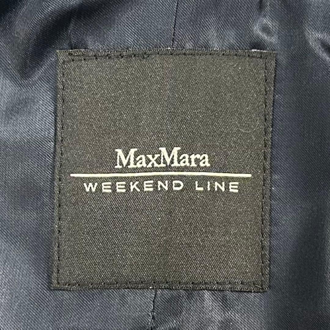 美品✨マックスマーラ 2WAY ツイード ファーコート ペプラム モヘア混