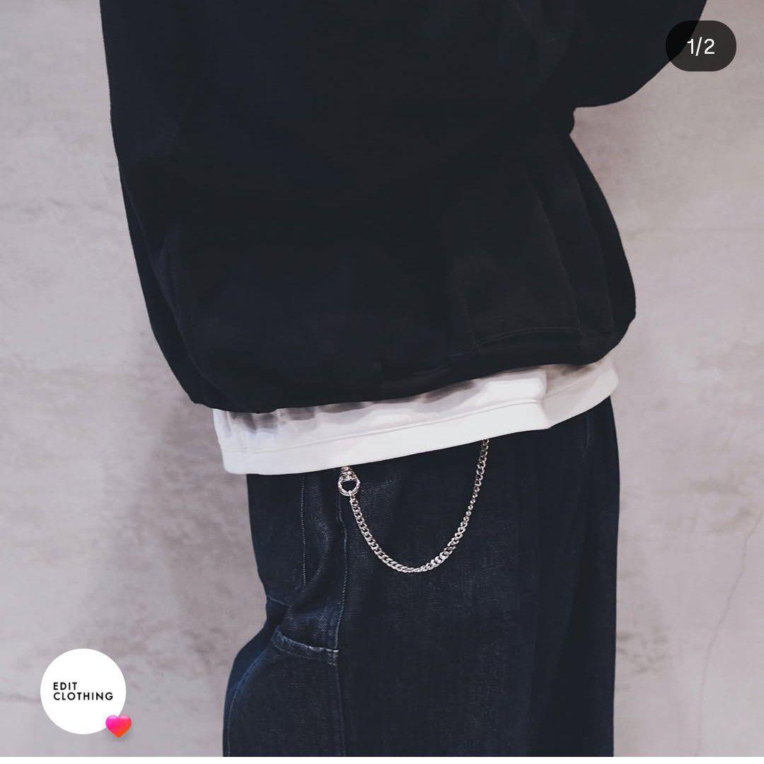 5 PRODUCT still by hand ウォレットチェーン シルバー