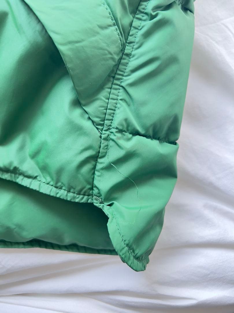 L.L.Bean グリーン ダウンベスト Lサイズ　80s