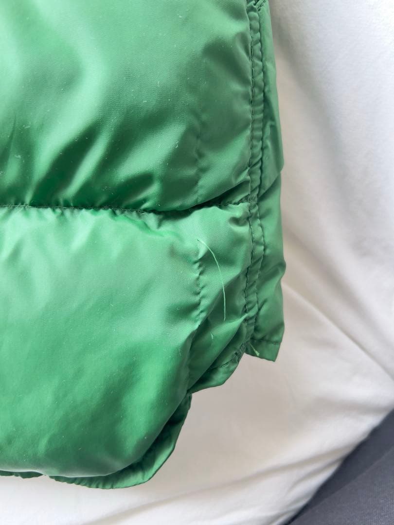 L.L.Bean グリーン ダウンベスト Lサイズ　80s