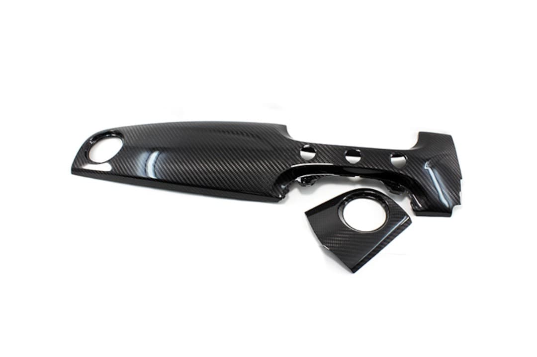 【KOSHI】Abarth Fiat 500 カーボンダッシュパネル RHD