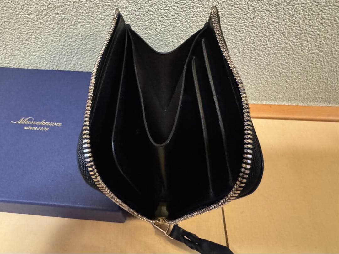 Munekawa L字ファスナー財布　Cram