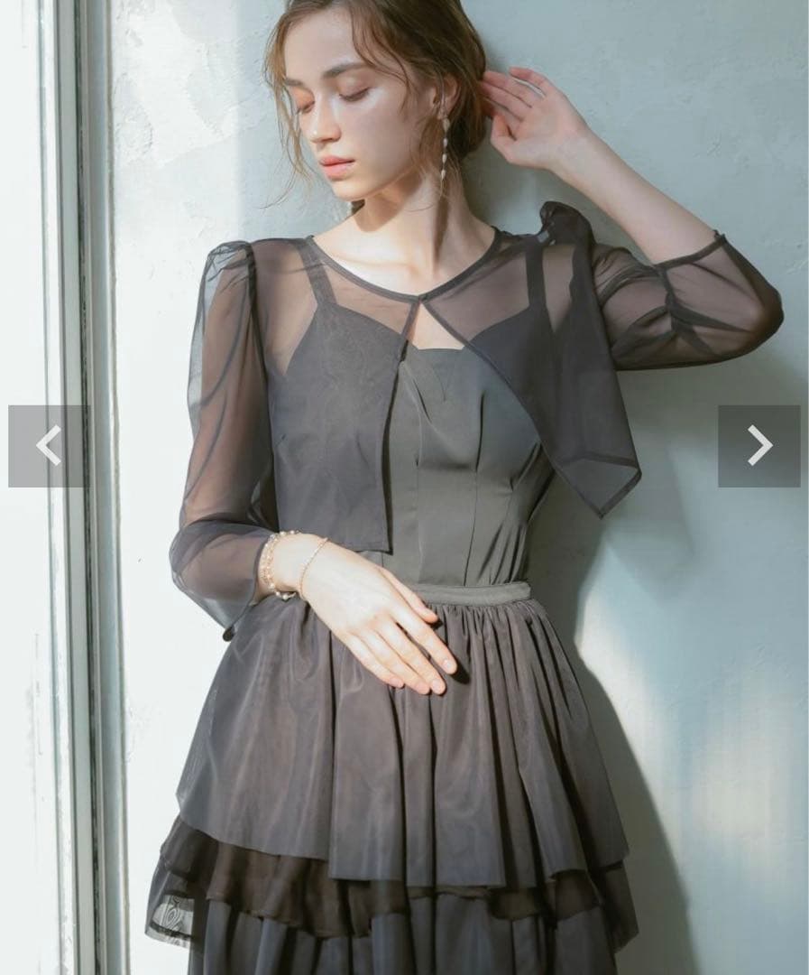 Dorry Doll ドリードール 3pieceマルチドレス ワンピース グレー