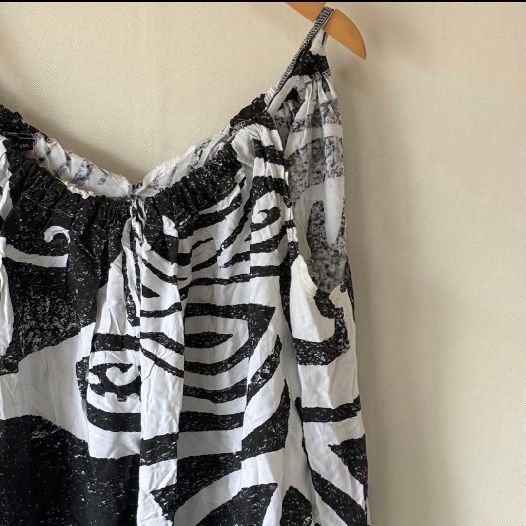 TAHITI ART MAOHI フラドレス ロング ワンピース XL 3XL