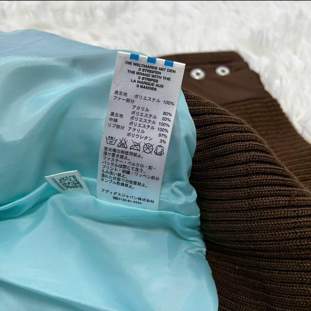 新品タグ付き adidas アディダス オリジナル　ファー付き ベスト　 L