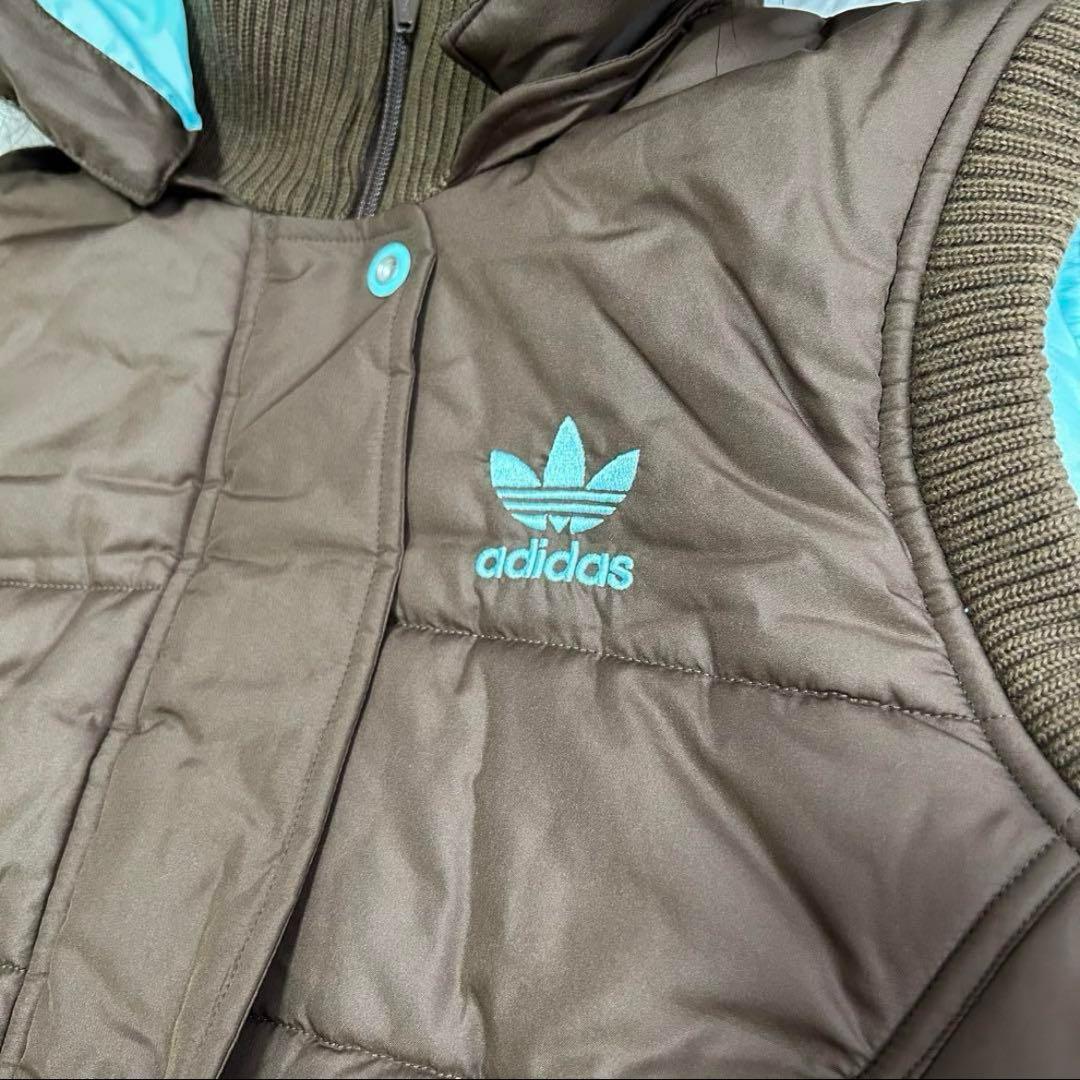 新品タグ付き adidas アディダス オリジナル　ファー付き ベスト　 L