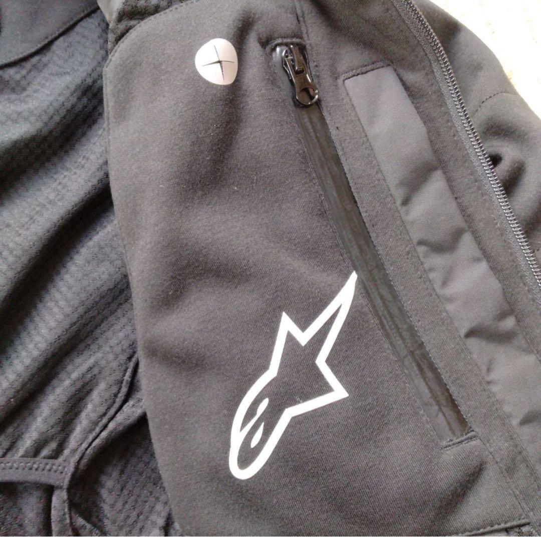 【未使用】Alpinestars ブラックジャケット フード付き