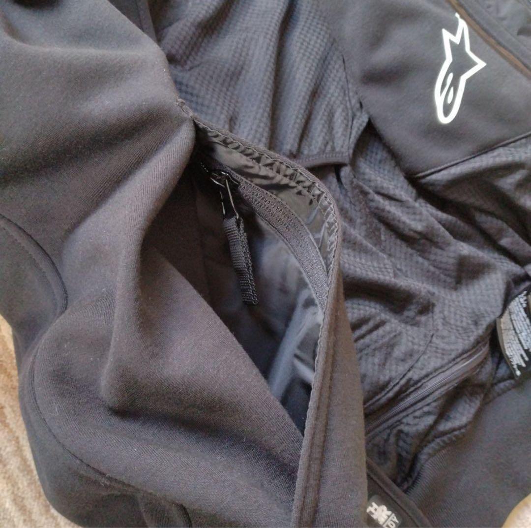【未使用】Alpinestars ブラックジャケット フード付き