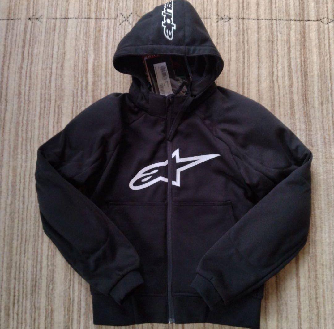 【未使用】Alpinestars ブラックジャケット フード付き