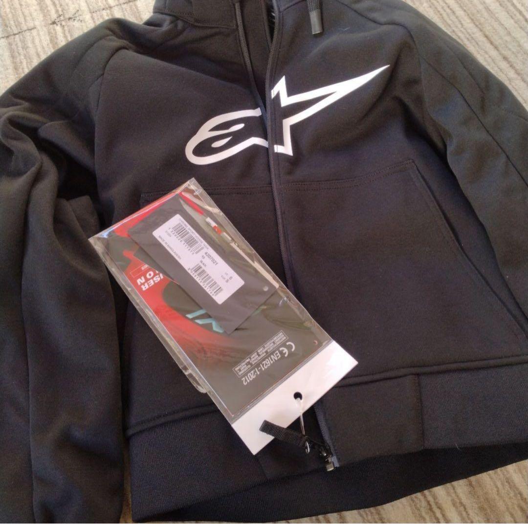 【未使用】Alpinestars ブラックジャケット フード付き
