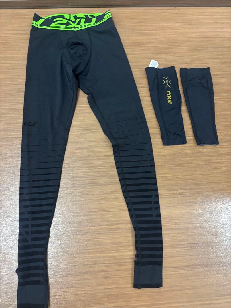 パワーリカバリーコンプタイツ MA4417B BLK レッグスリーブ付き