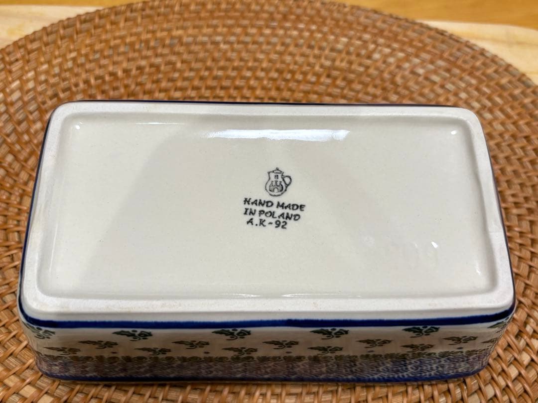 新品　ポーランド食器　ツェラミカ製　オーブンディッシュ大　ポーリッシュポタリー