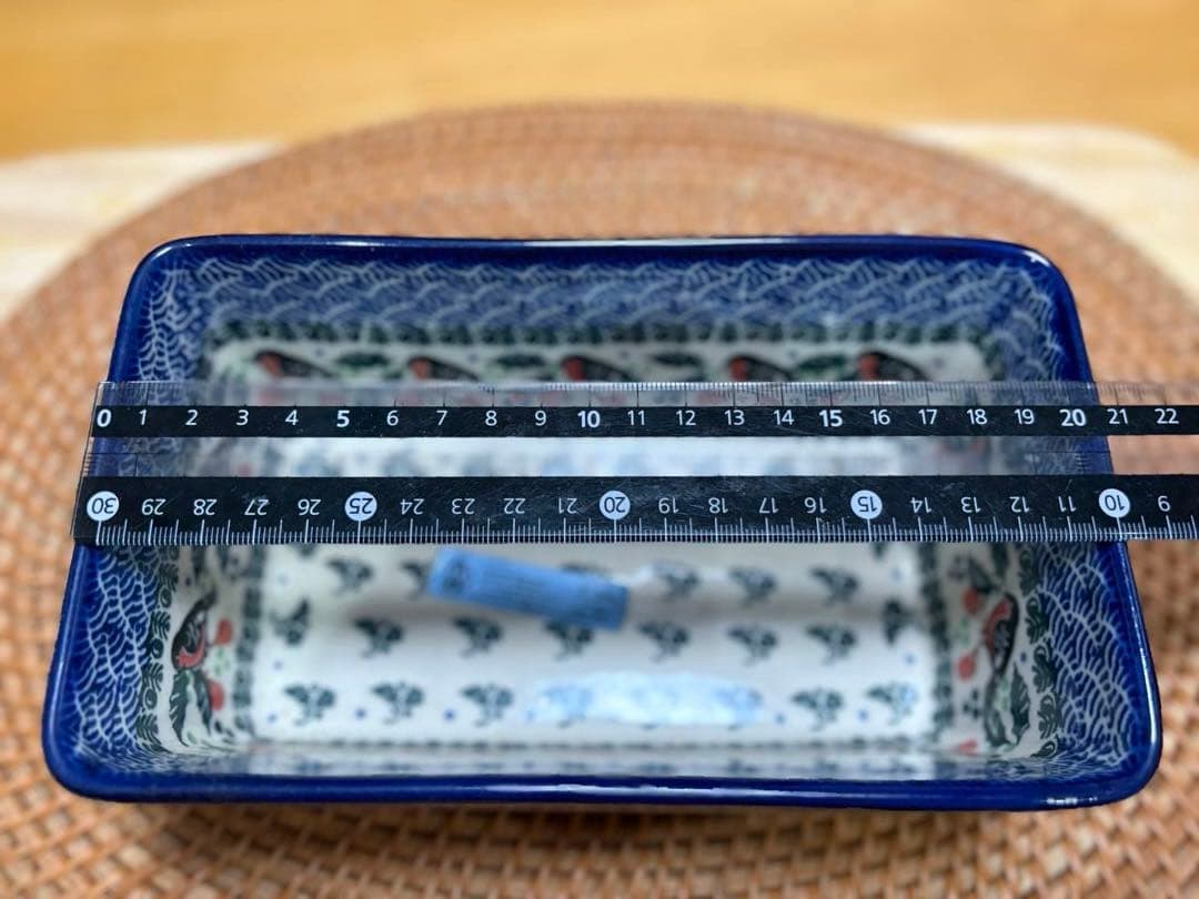 新品　ポーランド食器　ツェラミカ製　オーブンディッシュ大　ポーリッシュポタリー