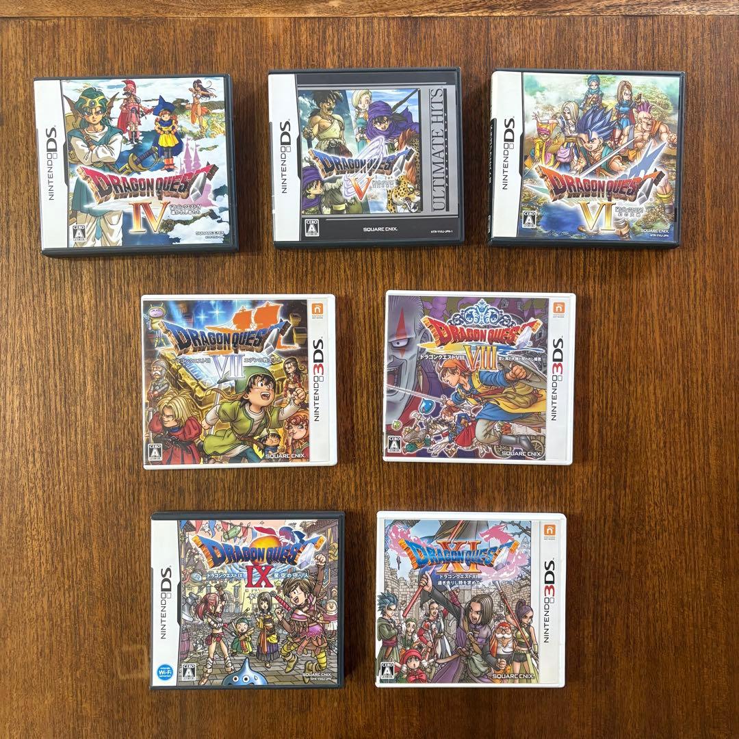 ドラゴンクエスト｜DSコンプリートセット4・5・6・7・8・9・11　箱・取説付