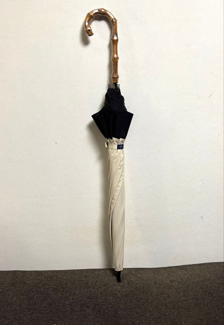 芦屋ロサブラン 100%遮光 ミドルコンビ ベージュ×ブラック